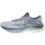 Mizuno Men's Wave Rider 27 Pearl Blue/White/Bolt2Neon